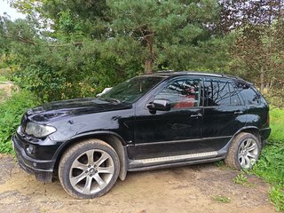2000 BMW X5 4.4i I (E53), чёрный, 680000 рублей, вид 2