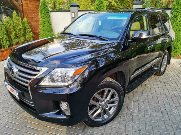 2013 Lexus LX 570 III Рестайлинг, чёрный