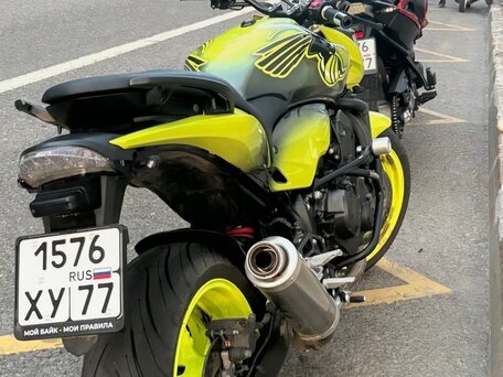 2009 Honda CB 600F Hornet, жёлтый, 540000 рублей, вид 4