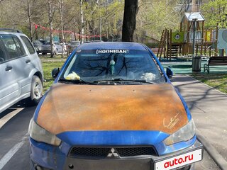 2008 Mitsubishi Lancer X, синий, 1000630 рублей, вид 4
