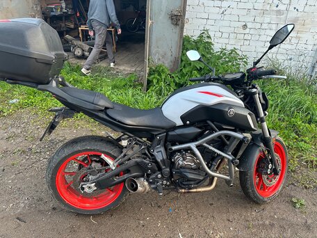 2019 Yamaha MT-07 (FZ-07), чёрный, 650000 рублей, вид 1