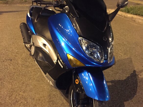 2002 Yamaha TMAX, синий - вид 3
