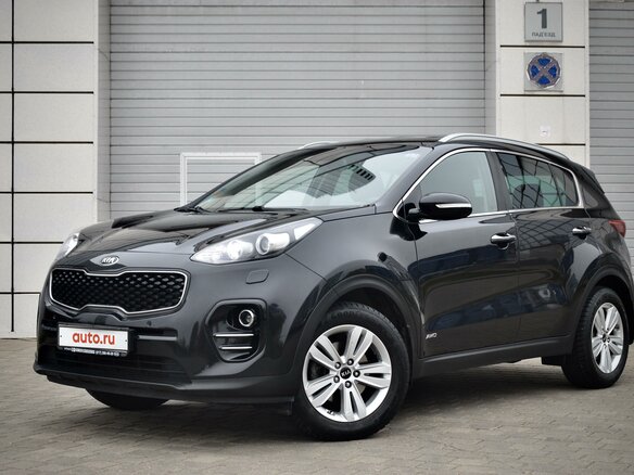 2016 Kia Sportage IV, чёрный, 1650000 рублей - вид 1