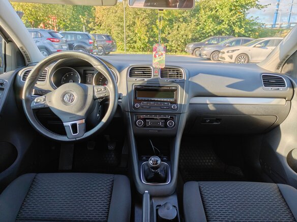 2012 Volkswagen Golf VI, чёрный, 830000 рублей - вид 11