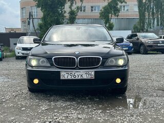 2007 BMW 7 серии 740i IV (E65/E66) Рестайлинг, чёрный, 1400000 рублей, вид 2