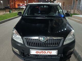 2012 Skoda Fabia II Рестайлинг, чёрный, 570000 рублей, вид 2