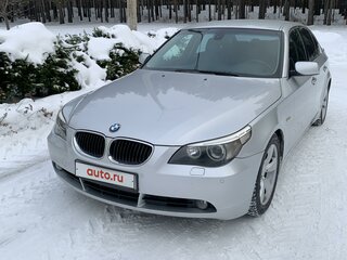 2006 BMW 5 серии 525i V (E60/E61), серебристый, 1480000 рублей, вид 2