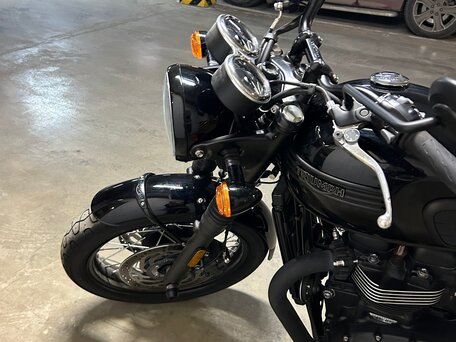 2021 Triumph Bonneville T120, чёрный, 1330000 рублей, вид 4