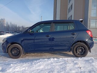 2013 Skoda Fabia II Рестайлинг, синий, 560000 рублей, вид 4