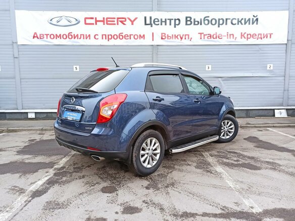 2014 SsangYong Actyon II Рестайлинг, синий - вид 2