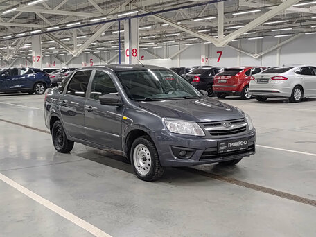 2017 Lada (ВАЗ) Granta I, серый, 375000 рублей, вид 3