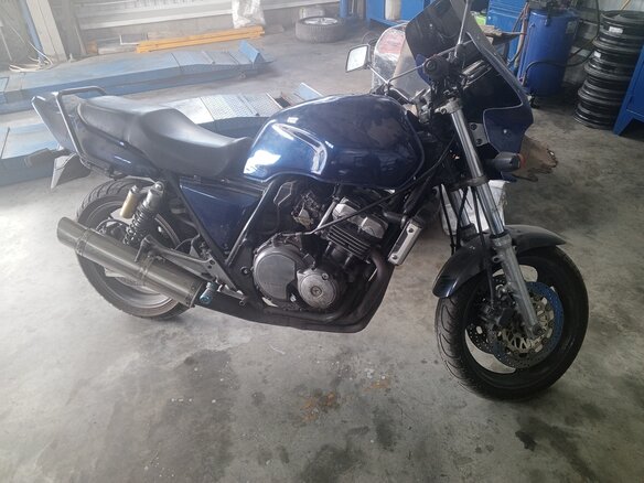 1994 Honda CB 400F, синий, 220000 рублей - вид 2