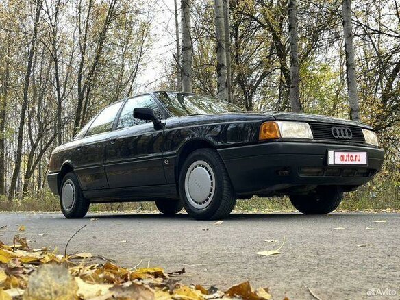 1988 Audi 80 IV (B3), чёрный, 230000 рублей - вид 14