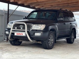 2004 Toyota Land Cruiser 100 Series Рестайлинг 1, чёрный, 1700000 рублей, вид 1
