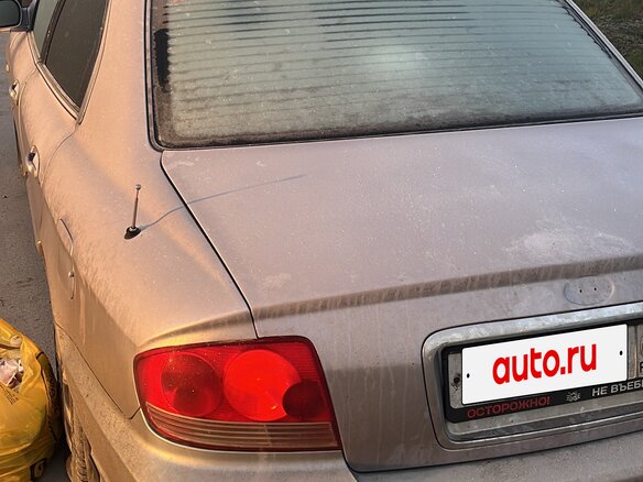 2004 Hyundai Sonata IV (EF) Рестайлинг, серый, 325000 рублей - вид 2