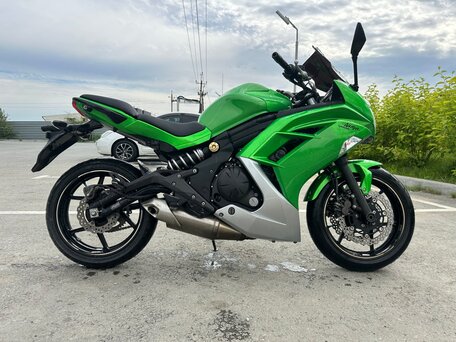 2014 Kawasaki Ninja 400, зелёный, 550000 рублей, вид 4