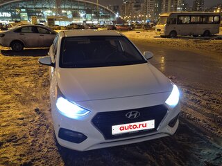 2017 Hyundai Solaris II, белый, 1000000 рублей, вид 1