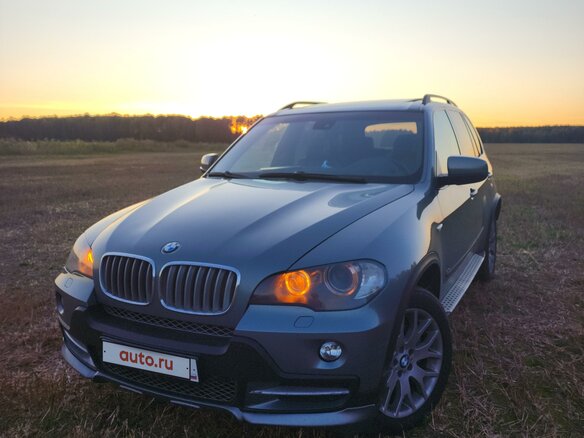 2007 BMW X5 3.0d II (E70), серый, 1800000 рублей - вид 8