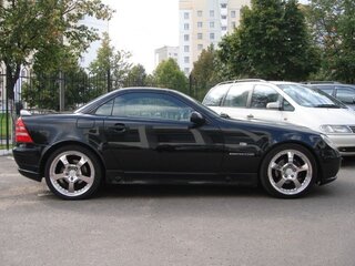 1999 Mercedes-Benz SLK-Класс 230 I (R170), чёрный, 1800000 рублей, вид 3