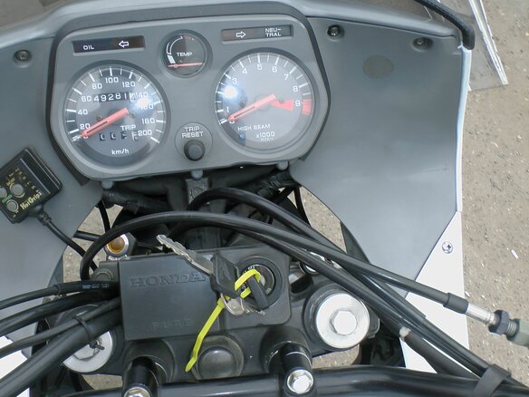 1988 Honda XL600V Transalp, синий - вид 5