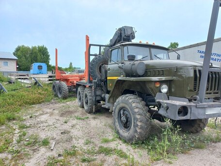 2006 Урал 375, зелёный, 1100000 рублей, вид 3