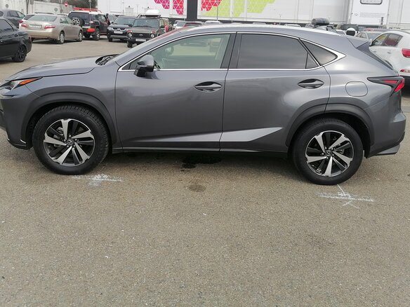 2021 Lexus NX 300 I Рестайлинг, серый, 2900000 рублей - вид 15