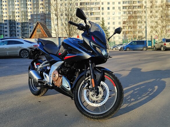 2022 Bajaj Pulsar N250, чёрный - вид 5