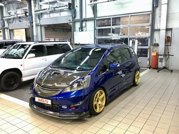 2010 Honda Fit II, синий - вид 17