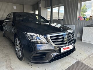 2018 Mercedes-Benz S-Класс AMG 63 AMG Long III (W222, C217) Рестайлинг, чёрный, 9998500 рублей, вид 1