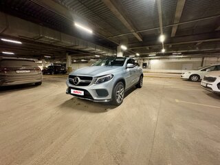 2017 Mercedes-Benz GLE Coupe 400 I (C292), серебристый, 4700000 рублей, вид 3