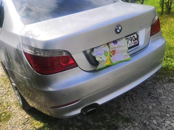 2008 BMW 5 серии 520d V (E60/E61) Рестайлинг, серый, 860000 рублей
