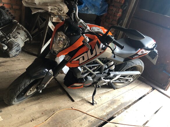 2013 KTM 200 Duke, оранжевый, 190000 рублей