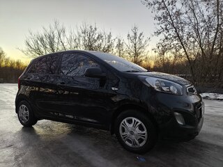 2013 Kia Picanto II, чёрный, 655000 рублей, вид 2