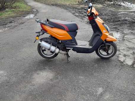 1989 Yamaha Jog, зелёный, 25000 рублей, вид 1