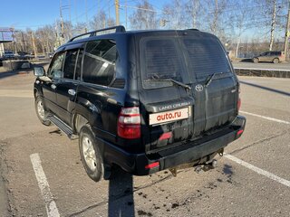 2004 Toyota Land Cruiser 105 100 Series Рестайлинг 1, чёрный, 1600000 рублей, вид 4