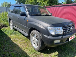 2002 Toyota Land Cruiser 100 Series Рестайлинг 1, чёрный, 1900000 рублей, вид 4