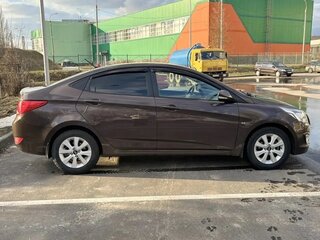 2016 Hyundai Solaris I Рестайлинг, коричневый, 1110000 рублей, вид 5