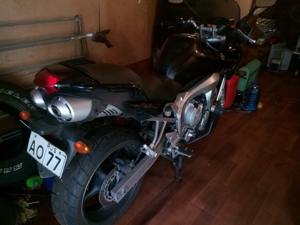 2008 Yamaha FZ6, чёрный, 450000 рублей - вид 1