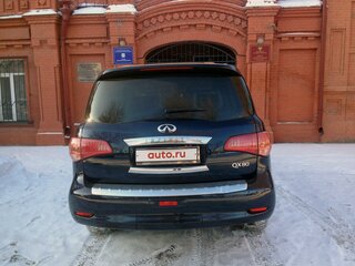 2017 Infiniti QX80 I Рестайлинг, синий, 7300000 рублей, вид 4