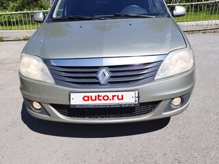 2012 Renault Logan I Рестайлинг, бежевый, 370000 рублей, вид 2
