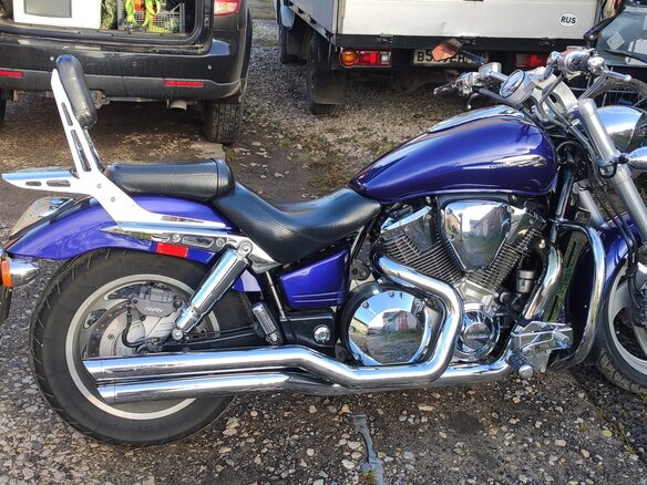 2002 Honda VTX 1800, синий, 750000 рублей - вид 1