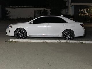 2014 Toyota Camry VII (XV50), белый, 1500000 рублей, вид 2