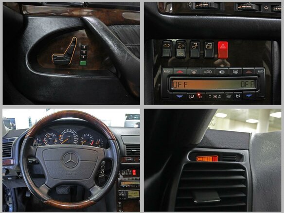1998 Mercedes-Benz S-Класс 500 III (W140) Рестайлинг, серый - вид 7