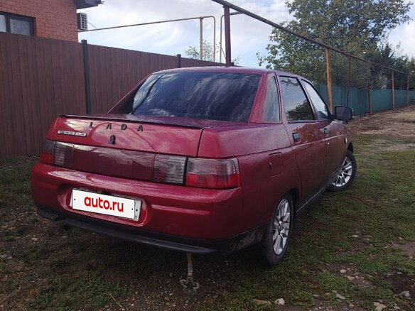 2001 Lada (ВАЗ) 2110, красный, 200000 рублей - вид 5