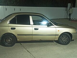 2006 Hyundai Accent ТагАЗ II, золотистый, 195000 рублей, вид 2