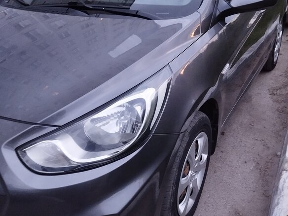 2012 Hyundai Solaris I, серый, 900000 рублей - вид 7