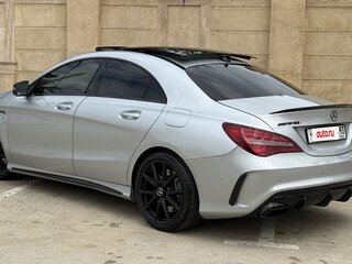 2017 Mercedes-Benz CLA AMG 45 AMG I (C117, X117) Рестайлинг, серебристый, 2500000 рублей, вид 4