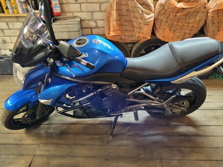 2009 Kawasaki ER-6N, синий, 400000 рублей, вид 5