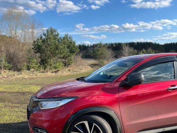 2018 Honda Vezel I Рестайлинг, красный, 2050000 рублей