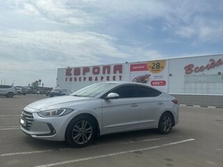 2017 Hyundai Elantra VI (AD), серебристый, 1600000 рублей, вид 1